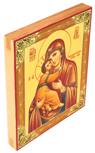 The icon "Vladimirskaya" Palekh